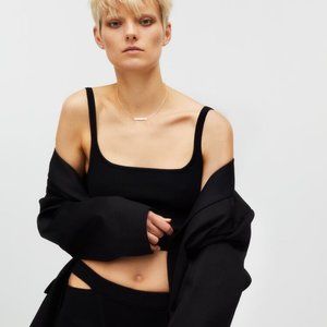 CROPPED KNIT TOP KAIA X ZARA